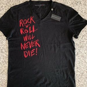 NEW W/ Tags - Rock N Roll Will Never Die T-Shirt